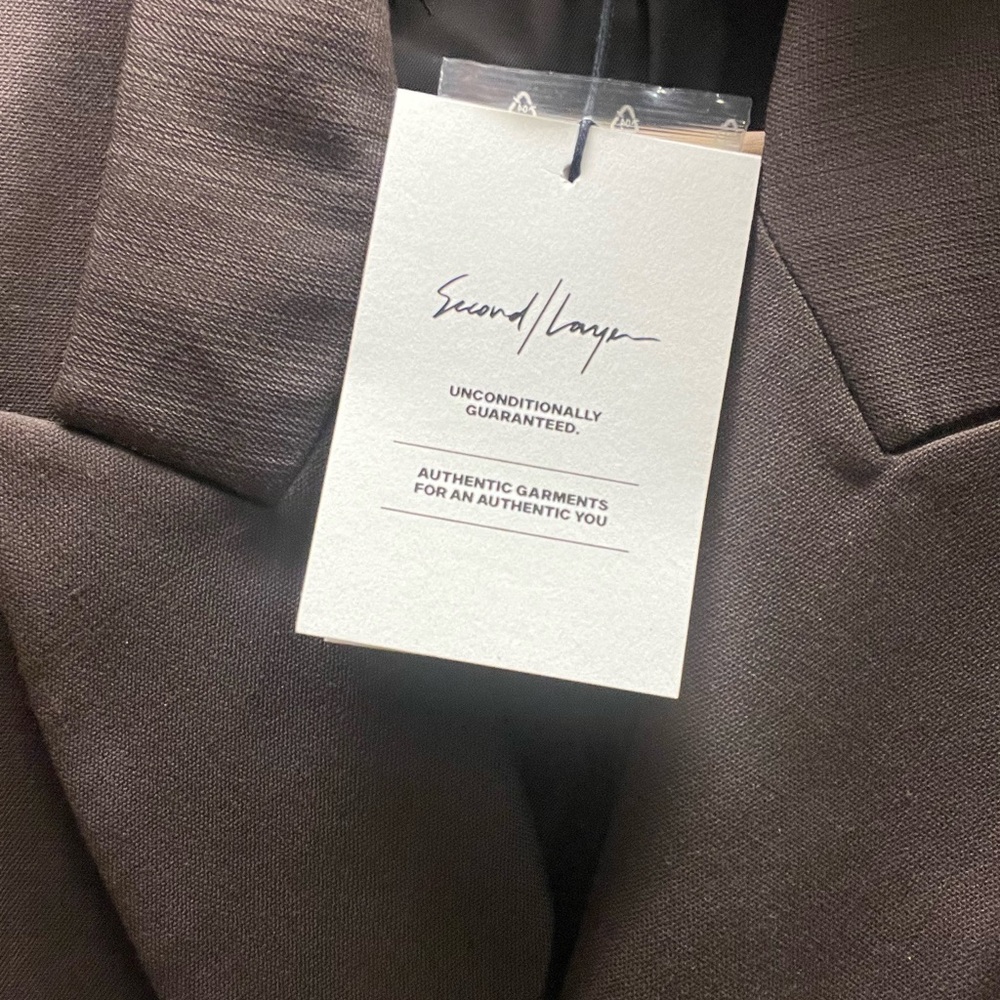 Second/Layer Brown Pico Blazer - image 7